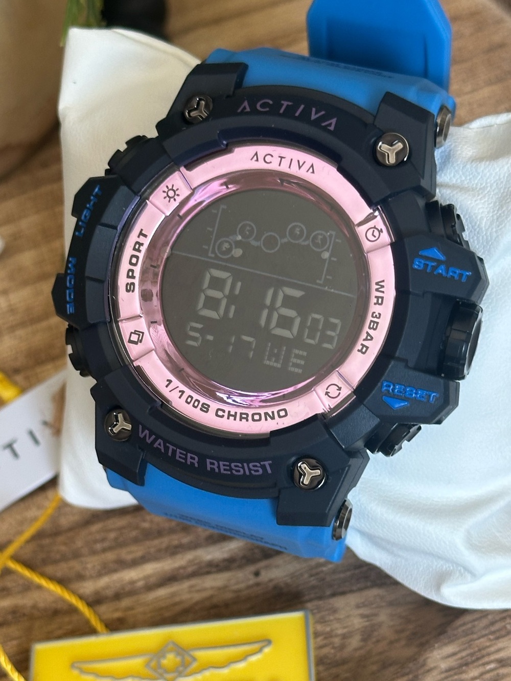 Invicta Activa Blue & Rose Digital Sport Watch NWT